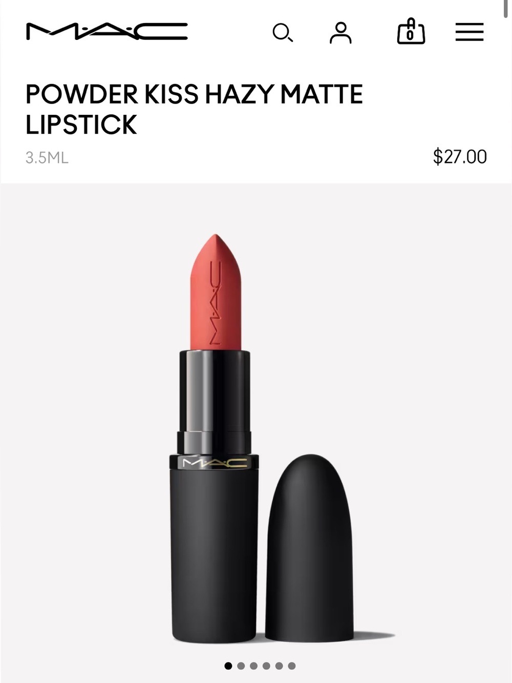 MAC Cosmetics Powder Kiss Hazy Matte Lipstick — 930 Breakthrough